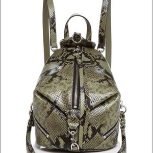 Rebecca Minkoff Julian Snakeskin Backpack